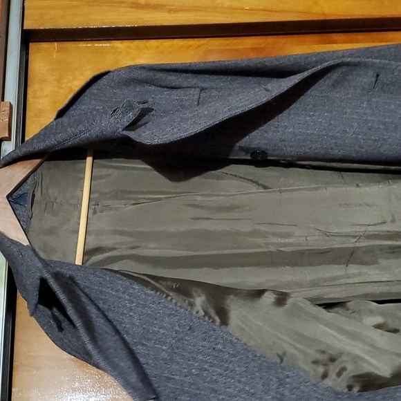 French Connection Tweed Trench Coat - Picture 5 of 9